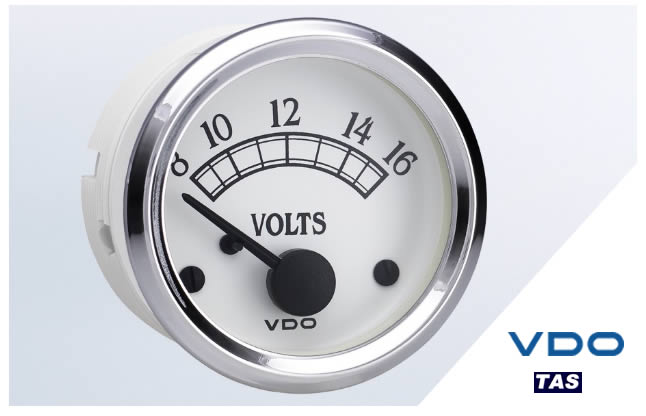 VDO Cockpit Royale 8-16V Voltmeter